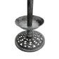 BTExpert Birdbath Vintage Grey Solar Lighted Bath Garden Fountain Decoration Accents
