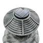 BTExpert Birdbath Vintage Grey Solar Lighted Bath Garden Fountain Decoration Accents