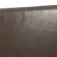 Btexpert Leather Upholstery Dining Chairs, Brown Rustic Style - Set of 2
