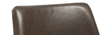 Btexpert Leather Upholstery Dining Chairs, Set of 2, Brown Rustic Style