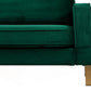 Green Velvet Arm Chair