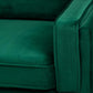 Green Velvet Arm Chair