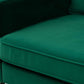 Green Velvet Arm Chair