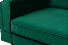 Green Velvet Arm Chair