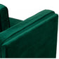 Green Velvet Arm Chair