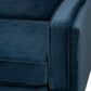 BTExpert Blue Velvet Arm Chair