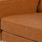 BTEXPERT Green Velvet 3 Seater Sofa with Stainless Steel Legs in Polished Gold Finish