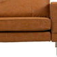 Distressed Vegan Leather Arm chair