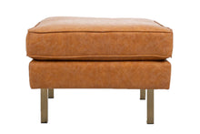 Upholstered Rectangular Ottoman Bench Footrest Stool Coffee Table Footrest Stool Coffee Table Distressed Vegan Leather