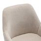 BTExpert Premium upholstered Dining 25" High Back Stool Bar Chairs, Beige fabric Barstools - Set of 2