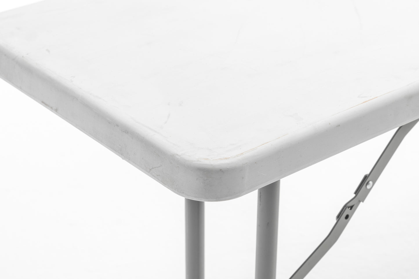 BTExpert 6-Foot - 72" long White Plastic Folding Seminar Training Table Portable 18" Wide narrow, 29" High, events indoor outdoor lightweight
