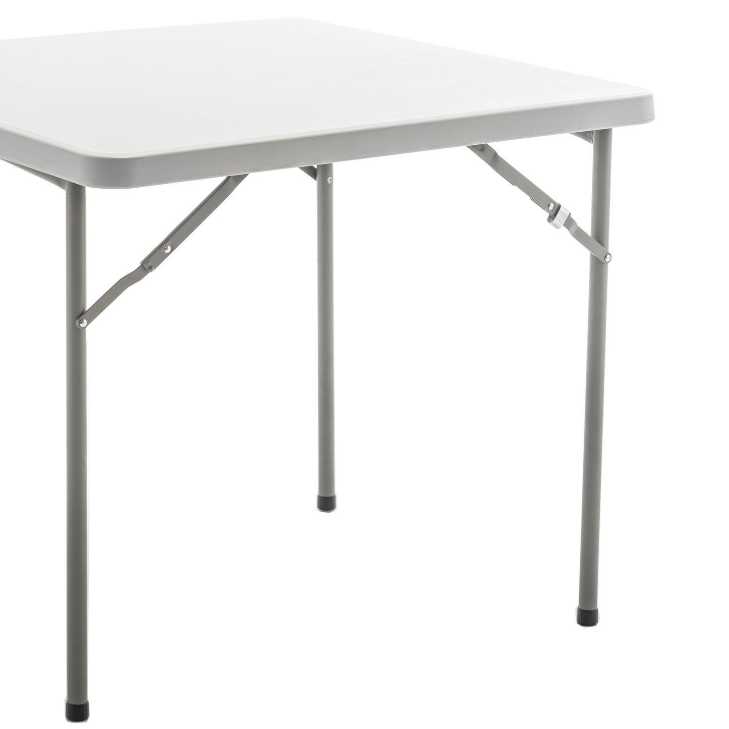 BTExpert 34" Square Granite White Plastic Folding Table Portable for home indoor outdoor lightweight - Set of 5