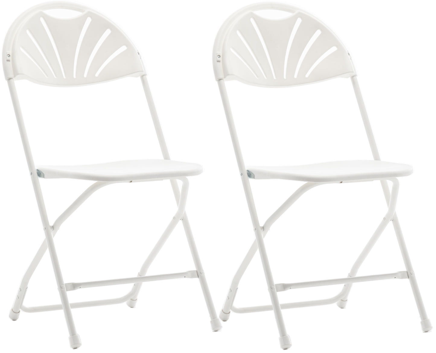 BTExpert 4-Piece Folding Table Set, 6' x 18" Table & 3 Adult Chairs, Portable