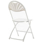 BTExpert 4-Piece Folding Table Set, 6' x 18" Table & 3 Adult Chairs, Portable