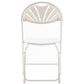 BTExpert 4-Piece Folding Table Set, 6' x 18" Table & 3 Adult Chairs, Portable