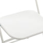 BTExpert 4-Piece Folding Table Set, 6' x 18" Table & 3 Adult Chairs, Portable