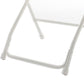 White Plastic Folding Chair, Steel Frame, High Capacity, Lightweight for Office, Wedding, Party, Picnic, Dining, School - Set of 6