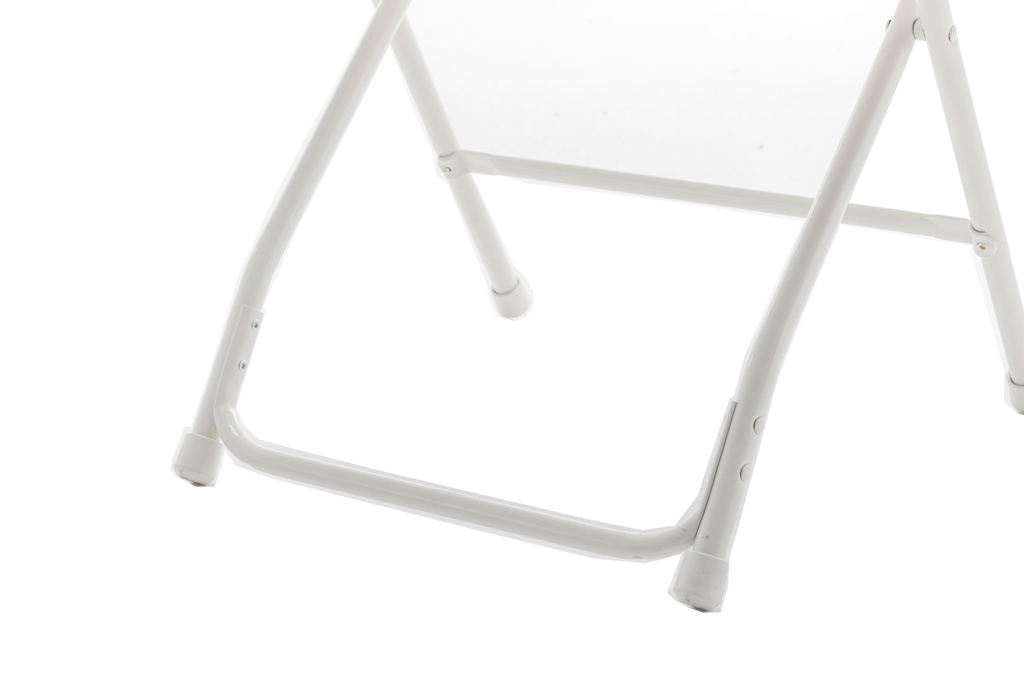BTExpert White Plastic Folding Chair Steel Frame for Office Wedding Kitchen Dining School - Set of 10