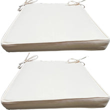 BTExpert Outdoor Garden Seat Cushions, Patio Dining Chair Pads for Bistro Stool Kitchen Water-Resistant All Weather 15"x15"x2" Seat Cover Set of 2