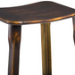 BTExpert 24" Metal Stackable Antique Distressed Copper Slim Backless Counter Bar Stool - 2