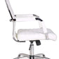 BTExpert Ergonomic High Back PU Leather Swivel Manager Chair, White