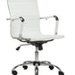 High Back Swivel Adjustable Office Executive Chair, Swivel, White