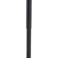 BTExpert Industrial Adjustable 27-36" Metal Bar Table, Swivel 23.8" Round MDF Wood Top, Black Base