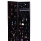 Wall mount Over the Door Wooden Jewelry Armoire Cherry