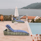 BTExpert Outdoor Foldable Chaise Lounge Chair, Wicker Rattan Reclining Sun Bed with Adjustable Padded Backrest & Pillow, Grey - Set of 2