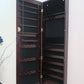 Wall mount Over the Door Wooden Jewelry Armoire Cherry