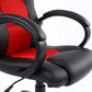 Gaming Tilt Swivel High back Leather Office Executive Chair - Red