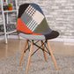 Patchwork Fabric Dining Chair (set of two)