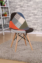 Patchwork Fabric Dining Chair (set of two)