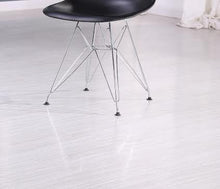Eiffel Chrome Wire Legs Dining Side Chair Black DSR Set of 2