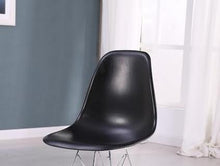 Eiffel Chrome Wire Legs Dining Side Chair Black DSR Set of 4