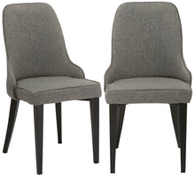 Btexpert Upholstery Dining Chairs, Set of 2, Steel, Gray