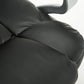 BTExpert Adjustable Tilt High Back Swivel Leather Executive Chair, Black