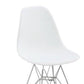 Eiffel Chromed Wire Dowell Legs Dining Side Chair White DSR - Set of 2