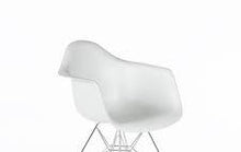 Eiffel Chrome Wire Dowell Legs Dining ArmChair White DAR Set of 2