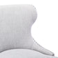BTExpert Mid-Century Modern Linen Upholstered Swivel Barstools, 26" Counter Height - Set of 2