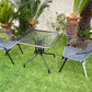 BTExpert Indoor Outdoor Gray Restaurant Rattan Stack Chairs - Set of 10
