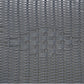 BTExpert 23.75" Square Stainless Steel Table + 3 Gray Rattan Stack Chairs, Indoor Outdoor Commercial Lightweight