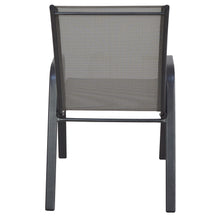BTExpert Indoor Outdoor 23.75" Square Tempered Glass Metal Table + 2 Gray Flexible Sling Stack Chairs