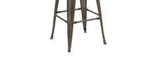 30" inch Industrial Metal Antique Copper Distressed Counter Bar Stool -Two 2