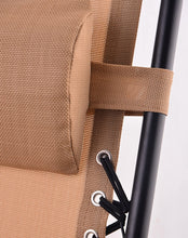 Zero Gravity Chair Case Lounge Outdoor Patio Beach Yard Garden With Utility Tray Cup Holder Beige