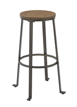 BTEXPERT 5081 Round 30" Inch Counter Bar Stool, Rustic