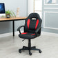BTExpert Kid's Gaming and Student Racer Computer Chair with Lumbar Support, Wheels, Black/Red
