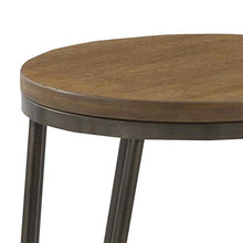 BTEXPERT 5082-4 Round Bistro Dining Stools Chair, 30, Kate and Laurel Tully Backless Modern Wood