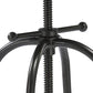 BTEXPERT Distressed Industrial Swivel Adjustable Counter Bar Height Pub Stool Wood
