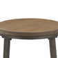BTEXPERT 5081 Round 30" Inch Counter Bar Stool, Rustic